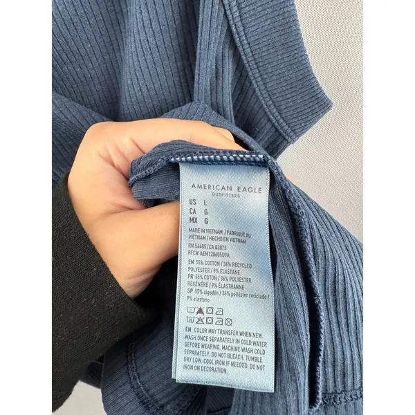 Women’s American Eagle Large Blue Tank - Image 6