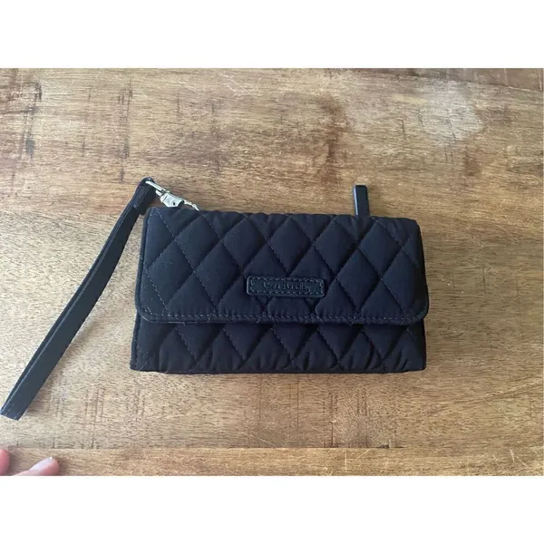 VERA BRADLEY black three-fold wallet - Image 2