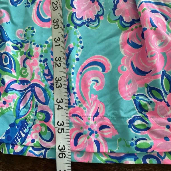 Lilly Pulitzer Chillylilly Seana Dress XS UPF50 Horizon Jungle Sunrise Oversized - Image 10