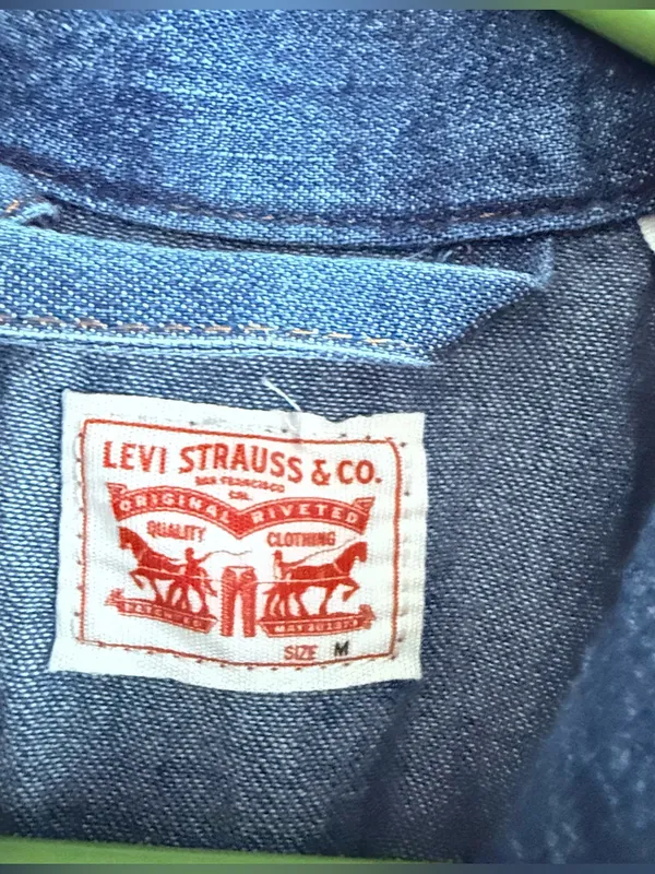 Levi's Short-Sleeve Heritage Jumpsuit Snap Down 100% Cotton Utility Coveralls - Image 9