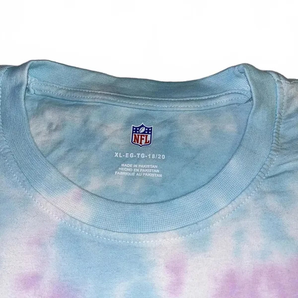 New New England Patriots NFL Football Tie-Dye Graphic T-Shirt Woman’s XL Pats - Image 3