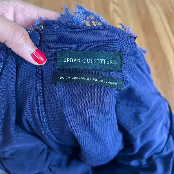 Urban Outfitters Purple feather dress - Image 9