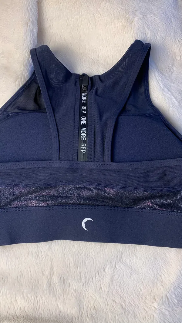 Sport Bra Blue Size M - Image 4