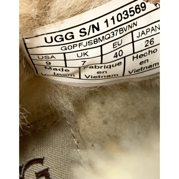 UGG BODIE Boots Suede Chestnut Women Size 9 Fold Over Warm Cozy Waterproof Girls - Image 14