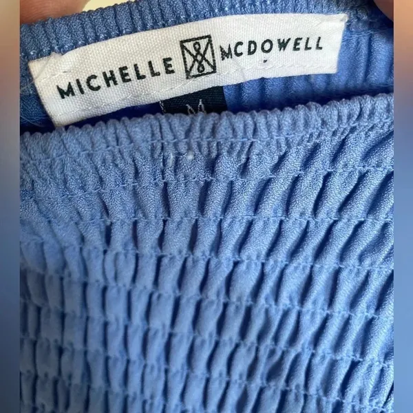Michelle‎ McDowell Coquette Mini Dress Square Neck Cottagecore Feminine Romantic - Image 7