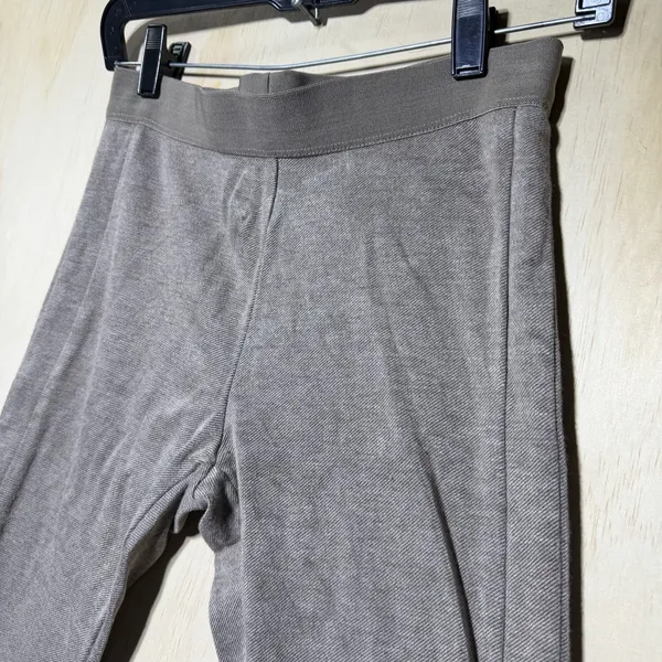 BCBG‎ MaxAzria Womens Leggings Small Brown Stretch Snap Ankle Casual Pants - Image 2
