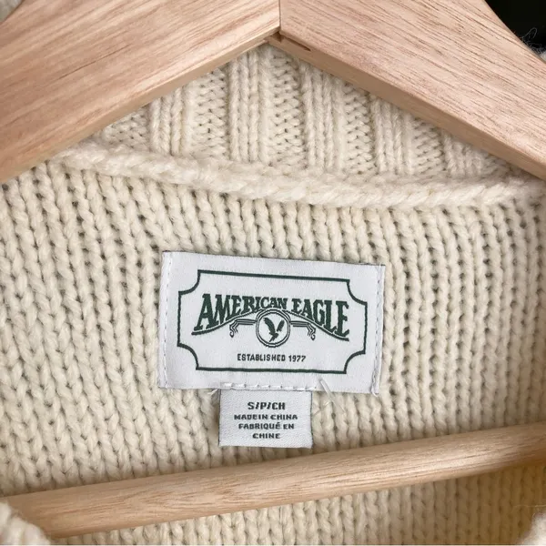 NWT American Eagle Fringe Knit Sweater - Image 3