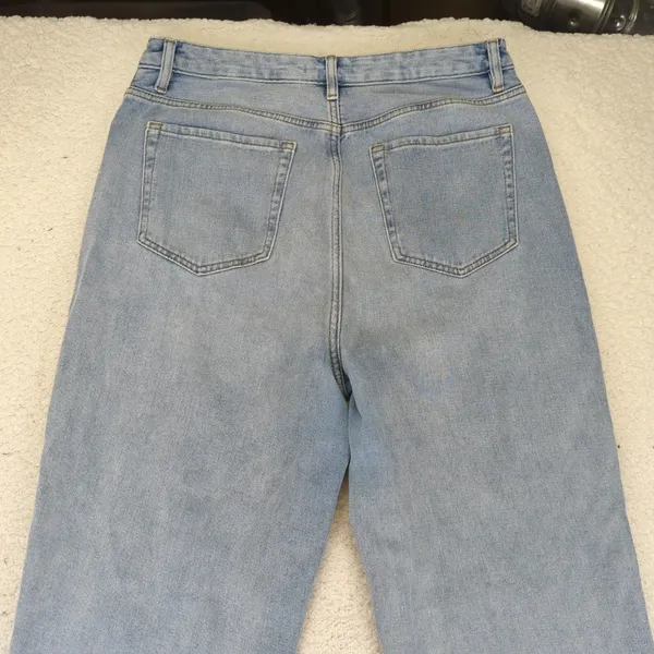 Pacsun 90s Boyfriend Jeans Womens Size 32‎ Light Wash High Rise Straight Leg - Image 5