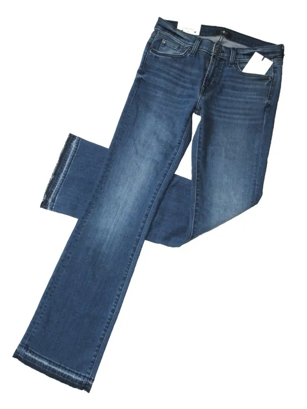 NWT 7 For All Mankind Original Bootcut in Alfred Release Hem Stretch Jeans 29 - Image 4
