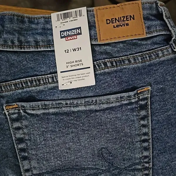 Denizen Levi's NWT High Rise Denim Shorts Size 12 - Image 5