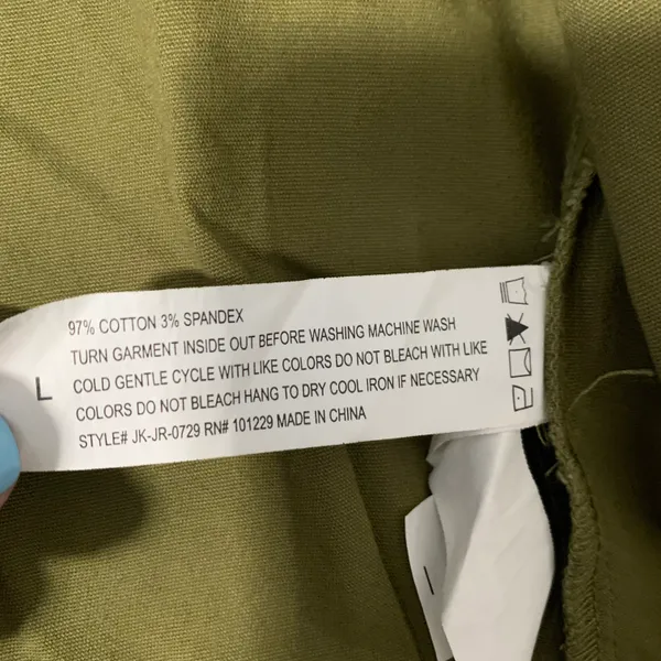 NWT Olive Green Crop Jacket - Image 6