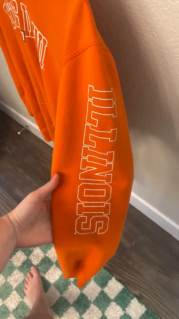 ILLINIOS sweatshirt Orange Size L - Image 2