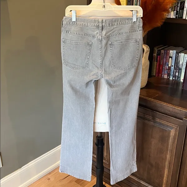 J Crew Low Rise Hipslung Gray Jeans - Image 6