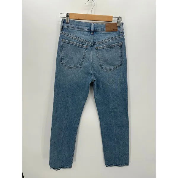 Madewell 90s Straight Jeans‎ Women 25 High Rise Cotton Blend Denim - Image 2