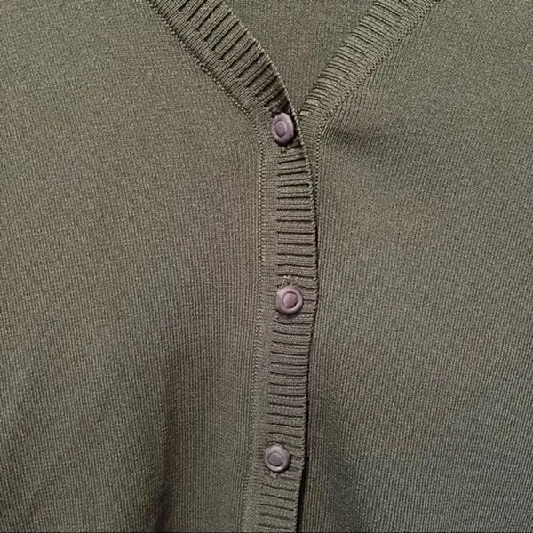 *30of3*‎ NWOT. Ann Taylor. Loft. Forest green button down cardigan. Small size. - Image 5