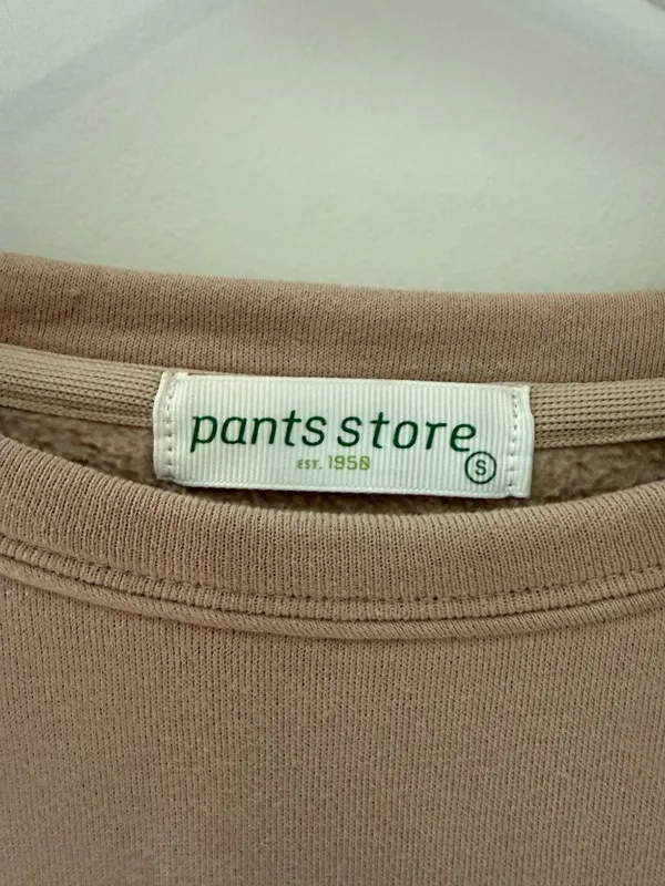 TCEC Oversized Crewneck Sweatshirt Taupe Small - Image 4