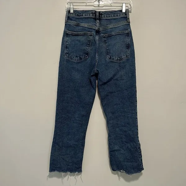 AGOLDE‎ Vintage High Rise Bootcut Jeans Frayed Hem Size 25 - Image 4