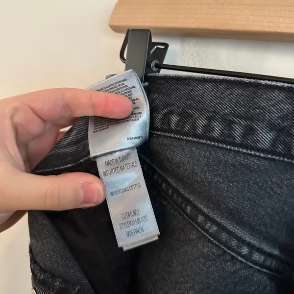 AGOLDE High Rise 90s Pinch Jeans - Black- Size 23 - Image 12