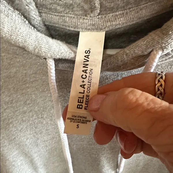 Poshmark Gray Pullover Hoodie - Image 4