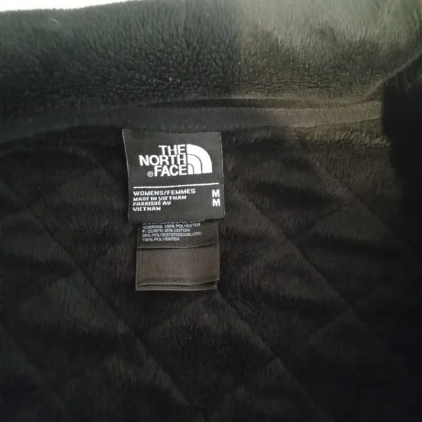 The North Face carollura women's Quilted jacket high neck size Medium women - Image 4
