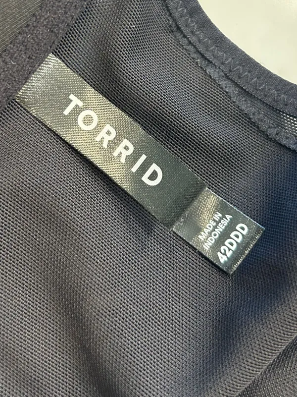 Torrid Black‎ Perfect Coverage Lightly Lined Ultimate Smoothing Bra Front Clasp - Image 5