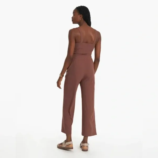 Vuori Pose Mudra Jumpsuit in Hazelnut Size Small - Image 2