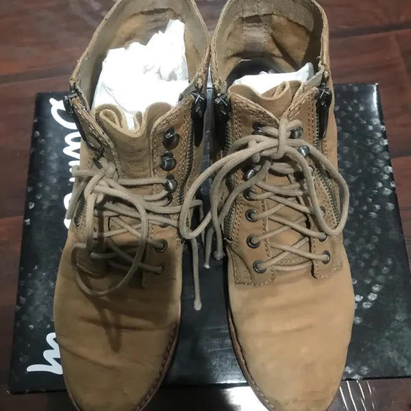 Sam Edelman combat  Leather Boots Size 6 - Image 3