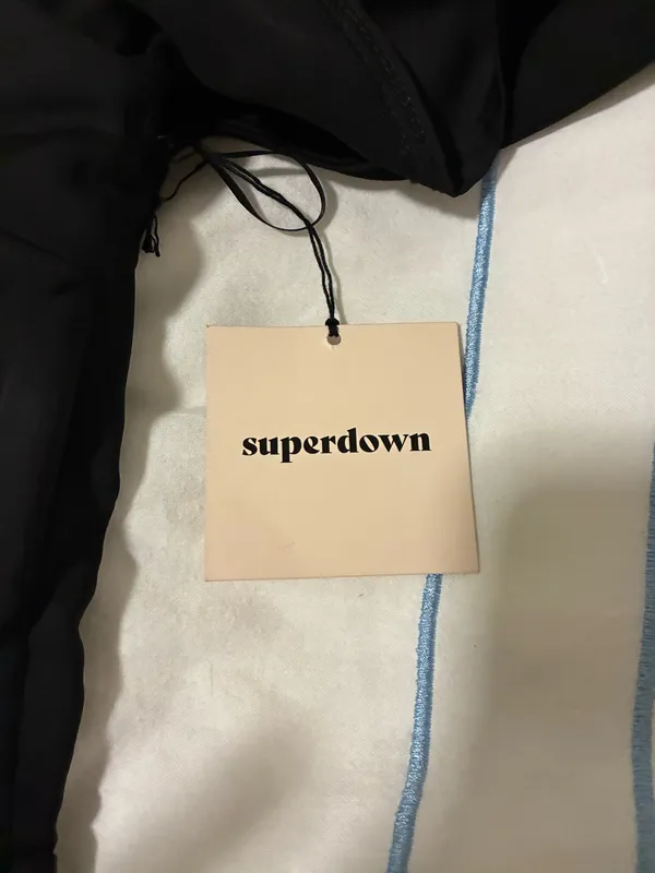 superdown Black Off-The-Shoulder Mini Dress - Image 3