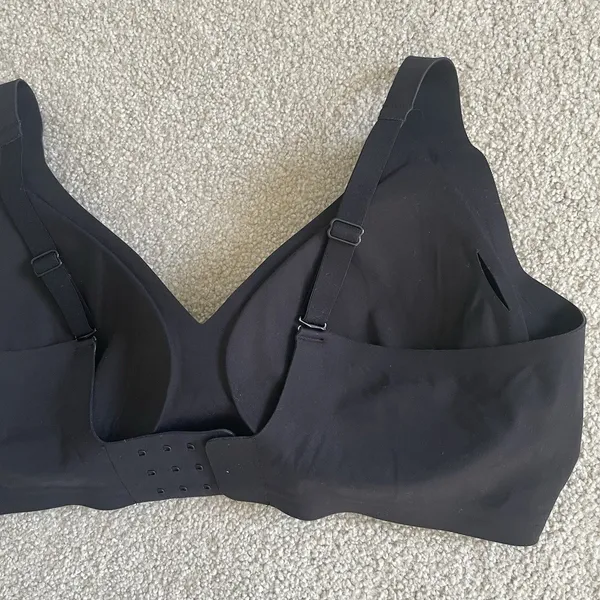 Wireless T-Shirt Bra Supportive Comfort Black Undergarment Women's Size XL - Image 4