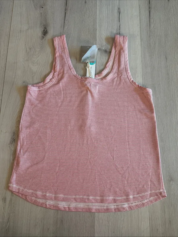 Thread & Supply Maternity SL Henley Tank Red Medium NWT STITCH FIX - Image 7