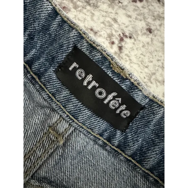 Retrofête Tessa Low Rise denim Shorts 24 - Image 2