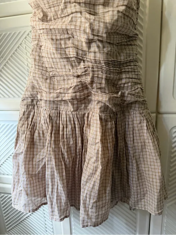 Abercrombie & Fitch Halter Plaid Mini Dress - Image 4