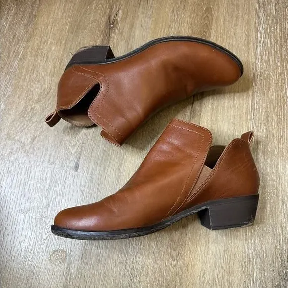 Lucky Brand‎ Bollo Brown Leather Booties 7.5 - Image 5