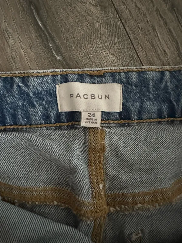 PacSun Mini Denim Skirt Blue - Image 3