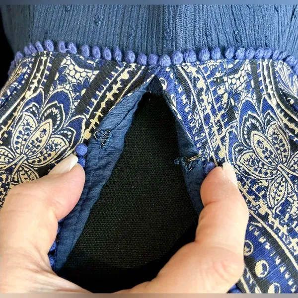Free People My Love Mini Indigo Dress Size Small - Image 7