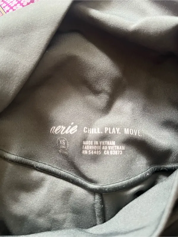 Aerie High Rise Leggings Olive Green XS Earthy Pilates Minimalist - Image 5