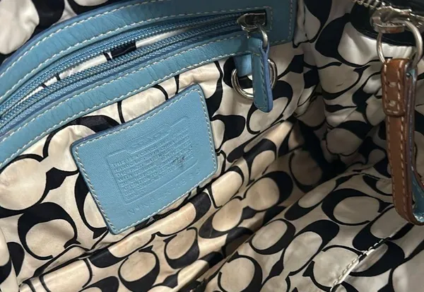 Coach Y2K Nylon and Leather Mini Tote Bag Purse - Image 2
