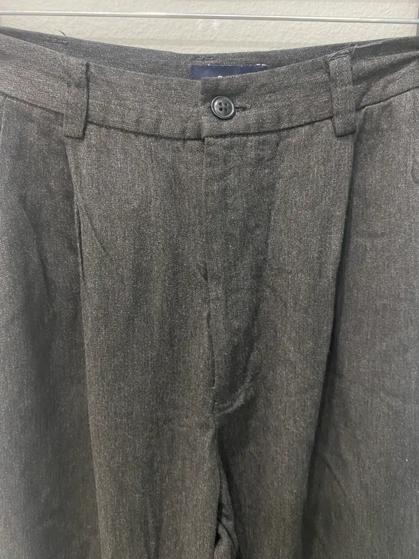 Gap Gray High Waisted Trousers Size 8 - Image 2