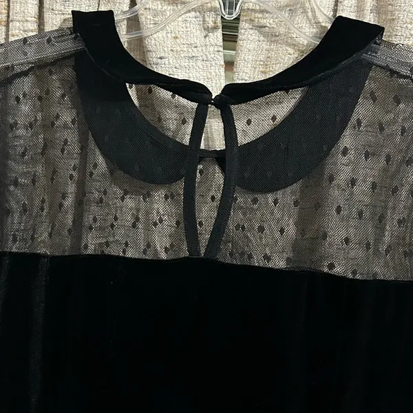 Torrid Retro Chic Black Velveteen Sweetheart Dress - Image 8