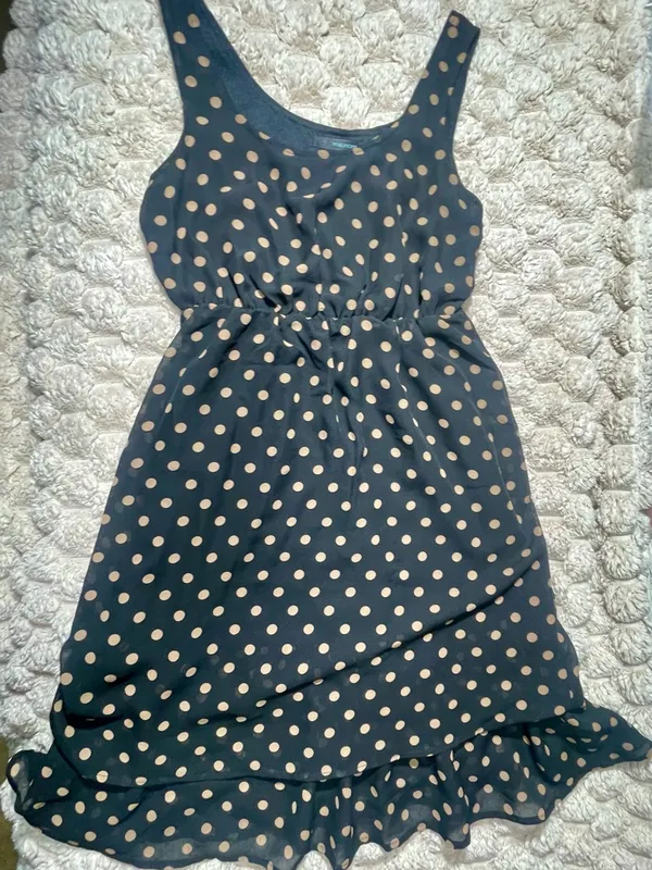 Maurices Black Dress‎ with Polka Dots - Image 3