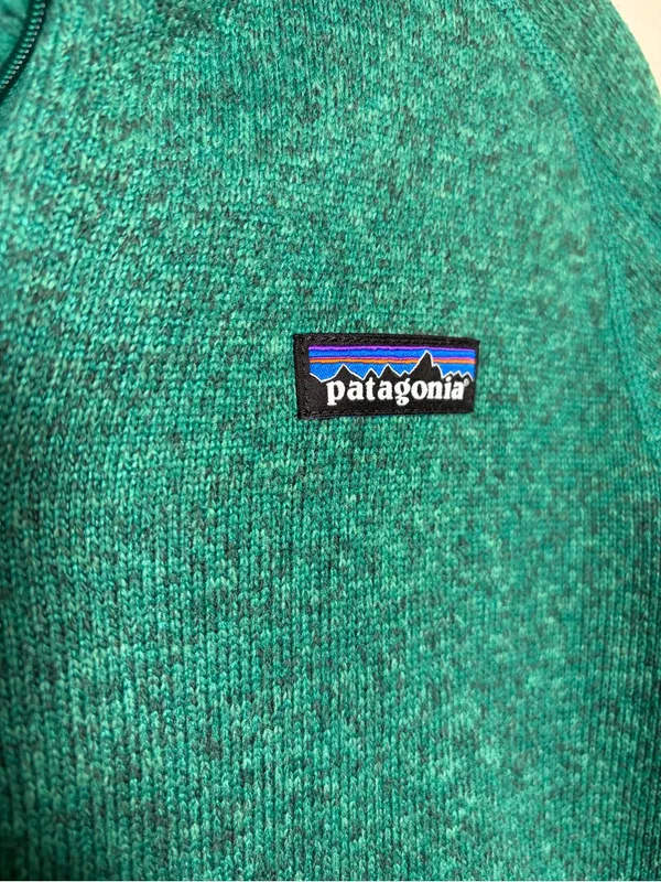 Patagonia Better Sweater Pullover Fleece 1/4 Zip Green - Image 6