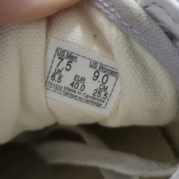 Vans Old Skool Shoes Mens 7.5 Womens 9 Gray/White Skateboard Sneakers‎ - Image 12