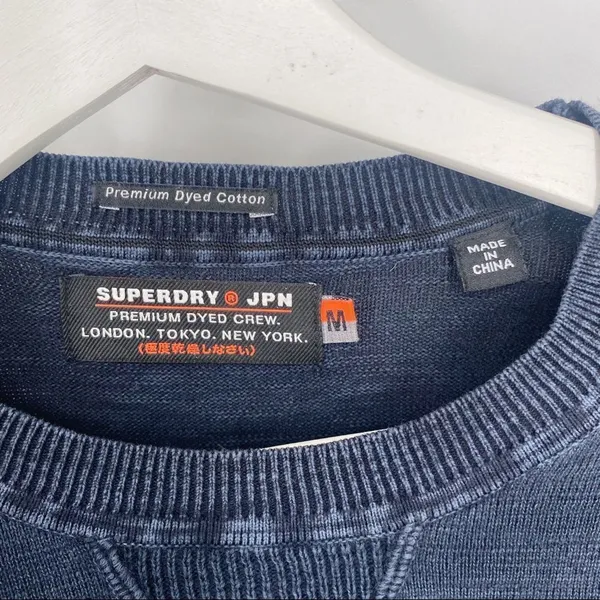 ‎Superdry Jpn Vintage Black Sweatshirt - Image 3