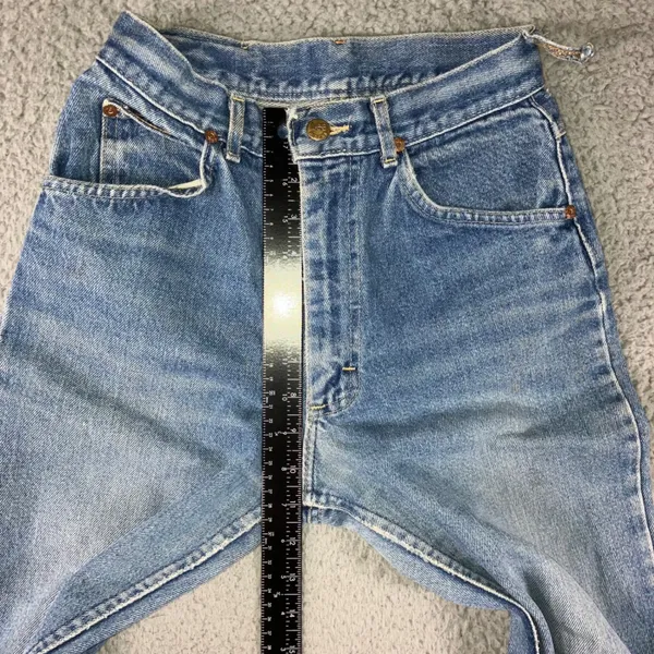 Lee Riders Jeans Women 24x33 High Rise Straight‎ Leg Vintage Medium Wash 90s Mom - Image 4