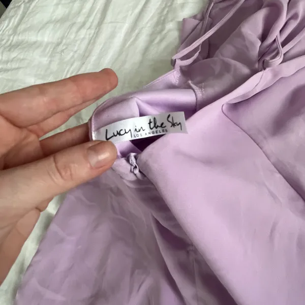 Lucy in the Sky Lavender Bodycon Dress Size Small - Image 3