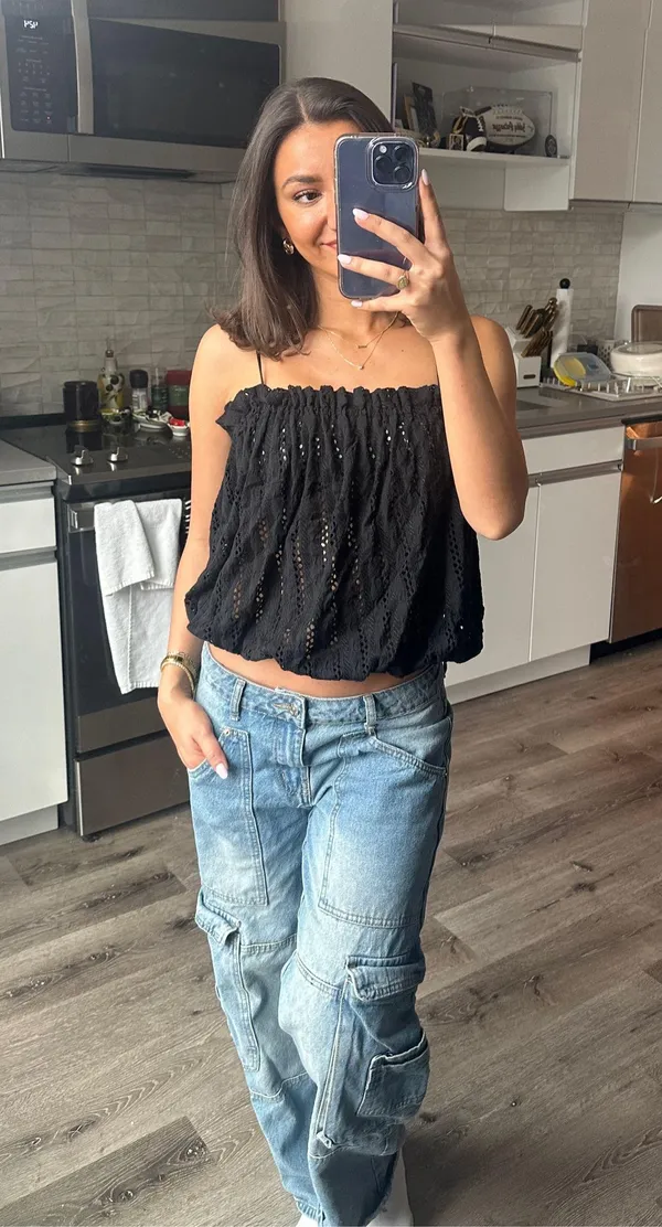 H&M Black Top - Image 2