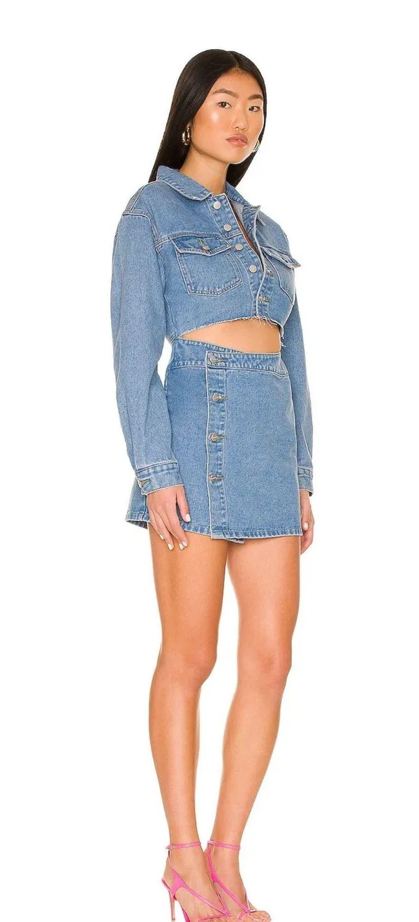 superdown Denim Dress - Image 2