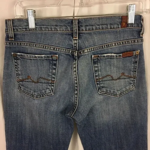 7 for All Mankind Boy Cut Button Fly Jeans 26 - Image 10