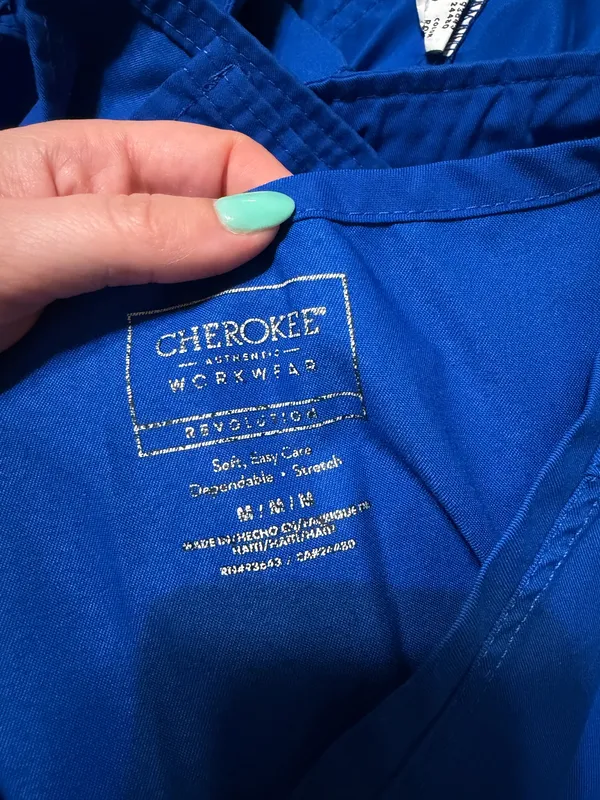 Cherokee blue top & bottom - Image 2