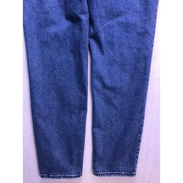 Madewell‎ The Momjean Women 26 Blue Excellent High Rise Tapered Leg Denim Jeans - Image 11